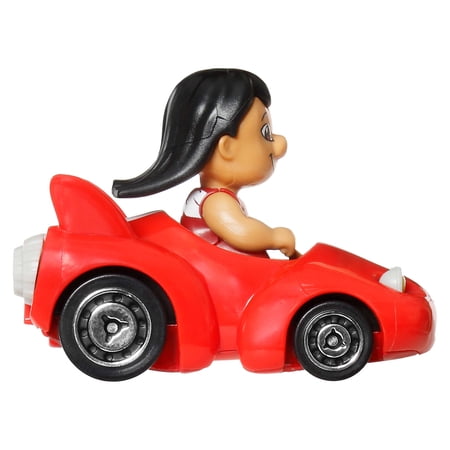 Hot Wheels RacerVerse Die-Cast Cars, Set of 2 Toy Vehicles with Character Drivers Optimized for RacerVerse Track (Styles May Vary)