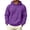 Purple1, variant on StSilkitty Mens Casual Hoodies Printed Solid Color Long Sleeve Hooded T-Shirts with Pocket Lightweight Comfy Sweatshirt