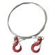 thumbnail image 2 of RC Car Steel Tow Rope Metal Durable 1:10 1/10 Simulación Tow Hook Trailer Chain rojo Zulema Cuerda de remolque de acero para coche RC, 2 of 5