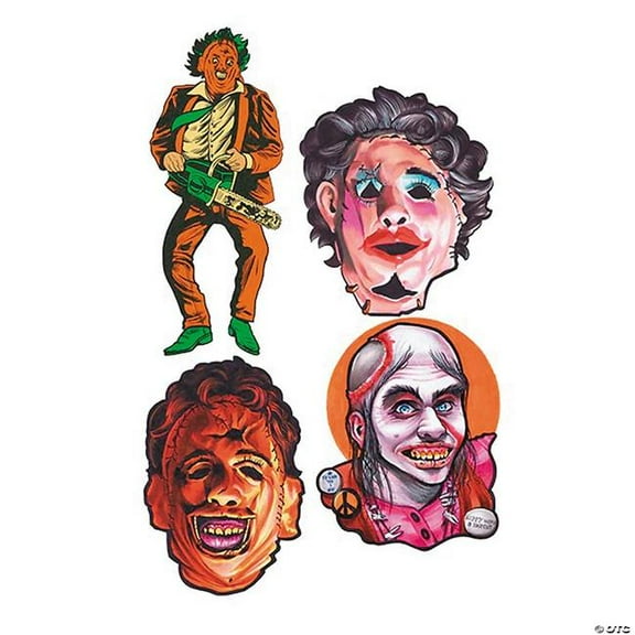 Trick or Treat Studios  4 Piece The Texas Chainsaw Massacre Cutout Wall Decorations - Series 1