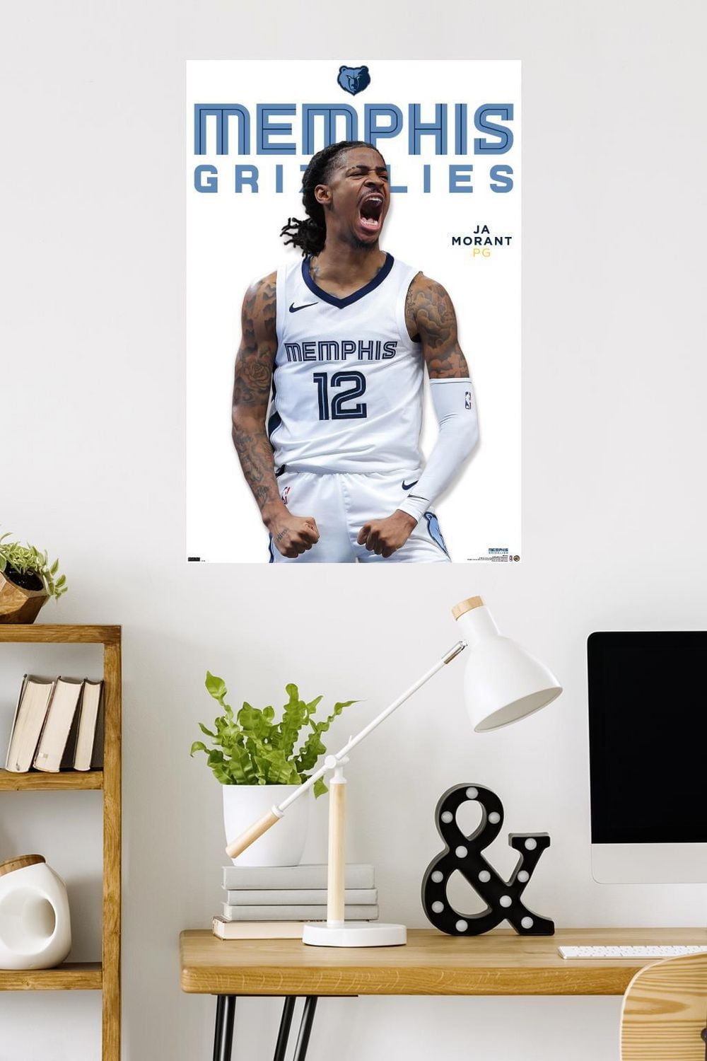 NBA Memphis Grizzlies - Ja Morant Feature Series 24 Wall Poster, 22.375" x 34"