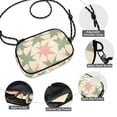 thumbnail image 3 of FORMRS Mini Crossbody Bag for Women Adjustable Shoulder Rope Travel Casual Phone Purse, Pink and Green Geometric, 3 of 7