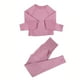 thumbnail image 3 of Ropa de yoga Conjunto de deportes de gimnasio femenino Ropa de entrenamiento Top corto de fitness de manga Colcomx  Yoga Sport Suit Mujeres, 3 of 8