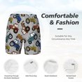 thumbnail image 5 of Lsque Mens Swim Trunks Color Tractor Pattern - Bathing Suit Compression Liner - Beach Swim Shorts Swimwear - (S-3XL) - Stretch Quick Dry -Small, 5 of 9