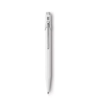 Caran d'Ache Ballpoint Pen, Metal White, 1 Count