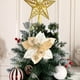 thumbnail image 3 of 1 Pieza de la Flor de Simulación de la Decoración Del Árbol de Navidad - Flor de Simulación de Tela - Decoración de la Escena de la Boda / Fiesta / Sala - Regalo de Vacaciones, 3 of 6