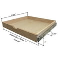 SoftClose DIY Slide Out Shelf PullOut Wood Drawer