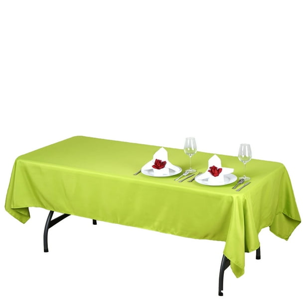 Efavormart 60x102" SAGE Wholesale Linens Rectangle Polyester