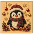 thumbnail image 2 of DIY Christmas Pearl Diamond Painting Art Kit with Frame, Christmas Diamond Art Kit for Adults & Beginners with Pearl Beads and Gemstone Dots, 3D Holiday Wall Decor Craft Gift, 2 of 5
