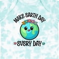 thumbnail image 4 of Inktastic Make Earth Day Every Day 2024 Girls Baby Bodysuit, 4 of 5