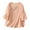 Pink-04, variant on Women's Linen Shirt for Women in Summer Round Neck Loose Frog Button Tops
