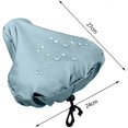 thumbnail image 3 of Funda impermeable para sillín de bicicleta, funda para sillín de bicicleta, funda protectora contra la lluvia y el polvo para proteger el sillín de tu bicicleta., 3 of 4