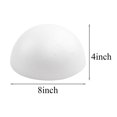 thumbnail image 2 of Media bola de espuma blanca Art Supplies Crafjie, 4 unidades, 20 cm, 2 of 4