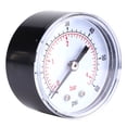 thumbnail image 3 of Manómetro de 50 mm con dial y conexión trasera BSPT de 1/8" para aire, agua, petróleo y gas (0-60 PSI, 0-4 Bar), 3 of 7