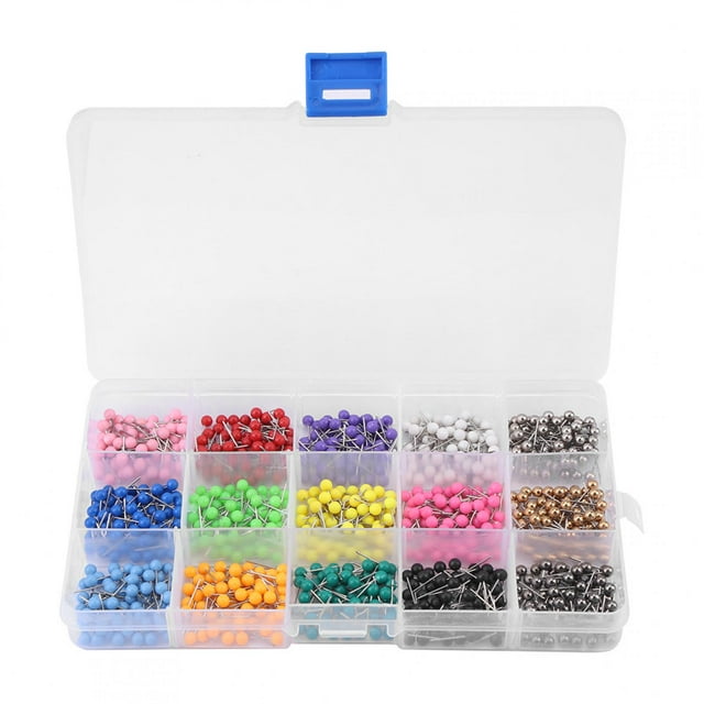 LAFGUR Florists Sewing Pin, Convenient To Storage Dressmaking Pins , Round Head Pins Sewing Craft Decoration Easy To Recognize For Sewing Craft Dressmaking