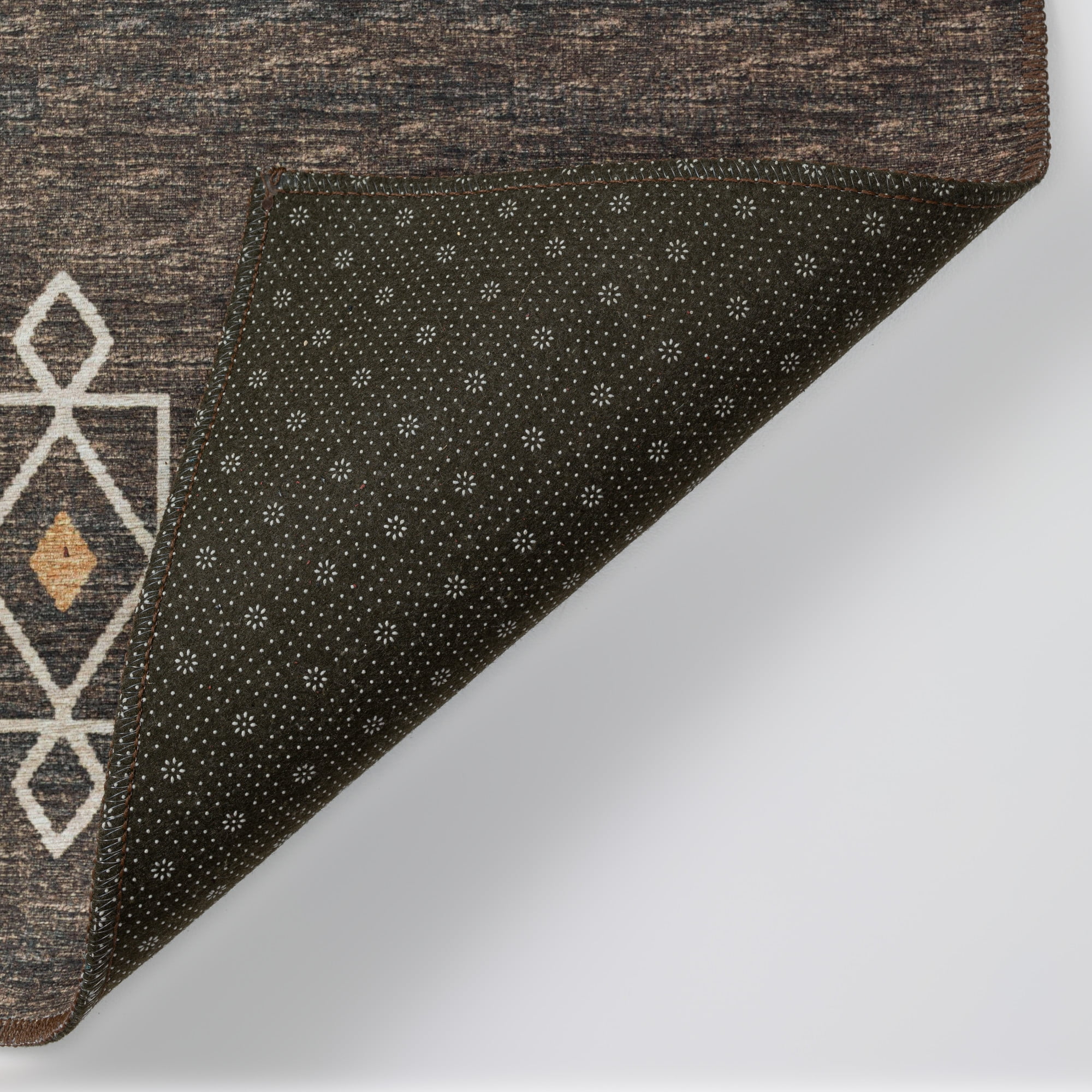 Addison Rugs Indoor/ Outdoor Addison Yuma Southwest Motif Washable Area Rug 2'3" x 7'6" - Brown