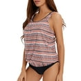 thumbnail image 3 of BIKINX Tankini Swimsuits for Women Plus Size Swimwear Tummy Control Two Piece Bathing Suits, 3 of 6