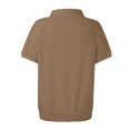 thumbnail image 6 of TODOZO Women's Polo Shirts Cotton 3-Button Short Sleeve Collared Tops Summer Cool Shirt Uniform Casual Shirts Tops for Trendy Short Sleeve Vacation Outfits Blouses Casual Summer Collared Shirts, 6 of 7