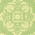 thumbnail image 2 of SAFAVIEH Chelsea Vianne Geometric Wool Area Rug, Green/Beige, 7'6" x 9'6" Oval, 2 of 3