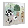 thumbnail image 2 of Stupell Industries Cottage Down At The Farm White Framed Giclee Art, 30 x 24, by Carla Daly, 2 of 8
