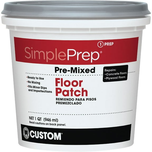 SimplePrep Pre-Mixed Floor Patch - Gray - 1 Qt