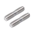 thumbnail image 1 of Unique Bargains M6x25mm 304 Stainless Steel Push Rod Double End Threaded Rod for DIY, 2Pack, 1 of 6