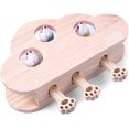 thumbnail image 3 of Interactive Wooden Cat Toy, Engaging and Durable Play for Cats and Kittens, Keeps Pets Entertained and Stimulated, Natural Wood Design, Perfect for Indoor Exercise and Fun - Pet Gift Idea, 3 of 4