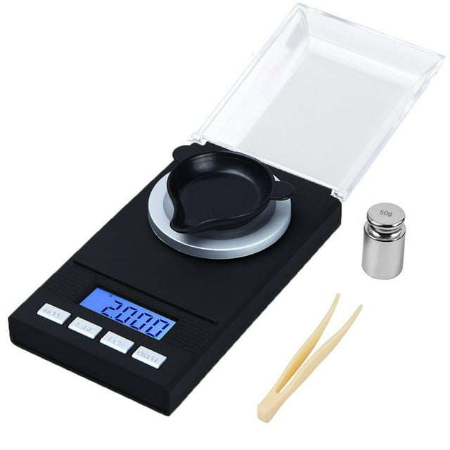 Balanza de joyería de oro en quilates que pesa mini miligramo pesaje electrónico gram.100g/0.001g