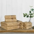 thumbnail image 2 of BNM Egyptian Cotton Luxury 8 Piece Towel Set, Taupe, 2 of 5