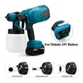thumbnail image 4 of 800ML Portable Electric Spray Gun Cordless Paint Sprayer Household Electric Paint Sprayer Compatible For 18V Battery ,Durable Build, 4 of 6