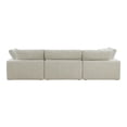 thumbnail image 5 of Moe's Home Collection Clay Lounge Modular Sectional Coastside Sand Fabric, 5 of 7