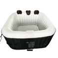 thumbnail image 7 of ALEKO Removable 3-Piece Headrest and Drink Holder Set for Inflatable Hot Tub Spa - Brown, 7 of 7