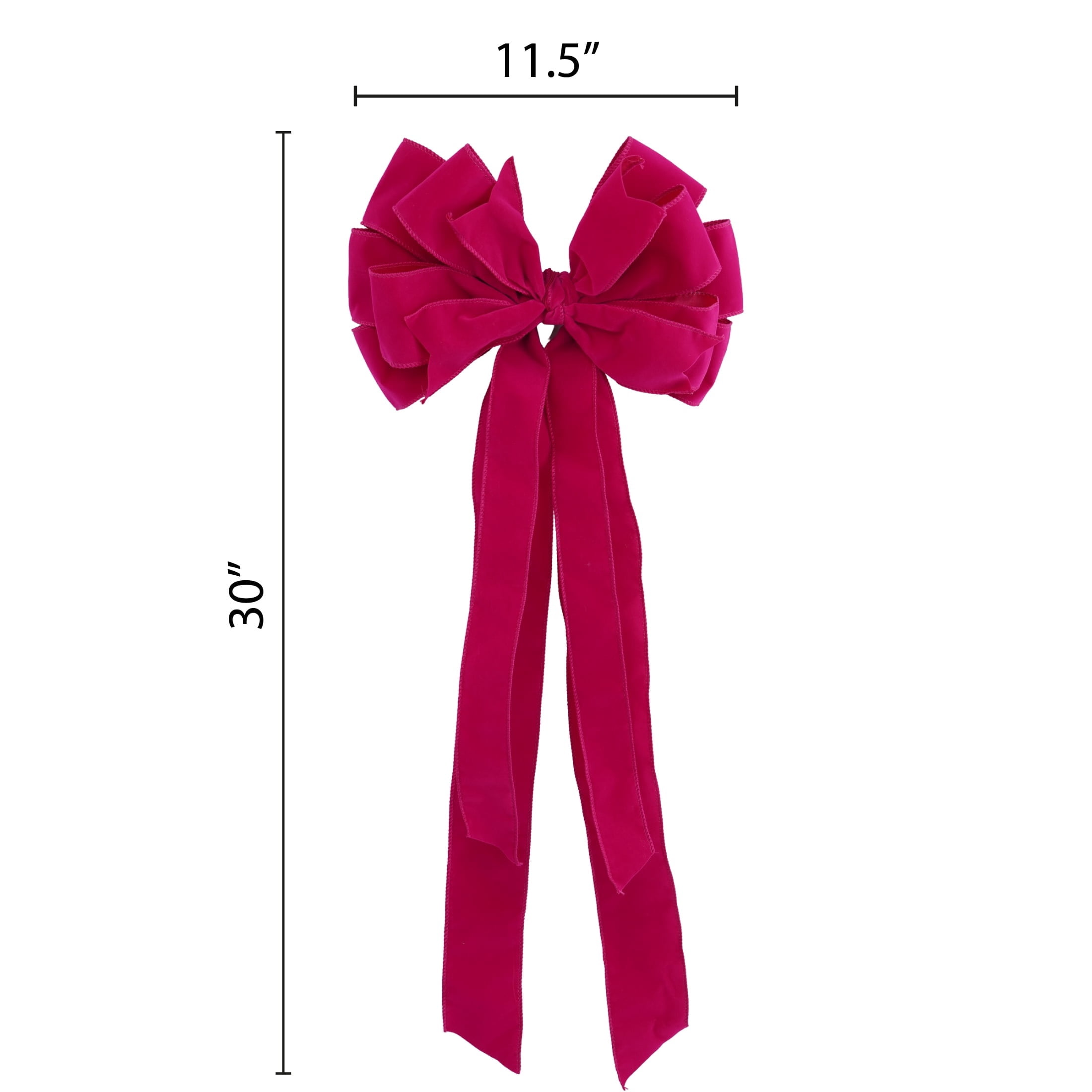 Pink Decorative Christmas Bow, 30", by Holiday Time