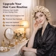 thumbnail image 5 of 100% Mulberry Silk Reversible Sleep Bonnet – 22 Momme, Double-Sided Silk Hair Wrap & Night Cap for Women, 5 of 7