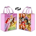 thumbnail image 3 of Disney Princess Tote Bag - Accessories Set with 15" Grocery Bag Featuring Ariel, Cinderella, Belle, Tiana, More | Double-Sided Disney Princess Reusable Bags Medium, 3 of 3