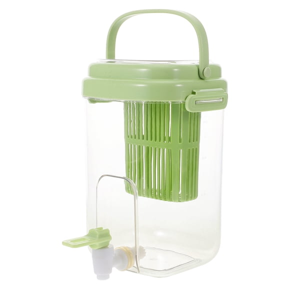 Hervidor de agua fría de gran capacidad con grifo conveniente para refrigerador Jarras de plástico Hervidor de agua fría con grifo Hervidor de agua fría con grifo