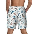 thumbnail image 4 of Fotbe Undersea Animals Men’s Swim Trunks Quick Dry Swim Shorts Board Shorts with Mesh Lining-X-Large, 4 of 9