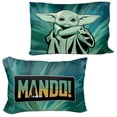 thumbnail image 3 of The Mandalorian 2-Piece Twin/Full Reversible kids Comforter and Pillowcase Set, 100% Polyester, 3 of 7