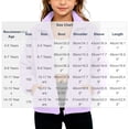 thumbnail image 3 of Edvintorg Girls Fleece Jacket Solid Color Stand Collar Casual Coat Fall Winter Long Sleeve Zip up Outerwear with Pocket Clothes for Teen Girls Size 4-15, 3 of 9