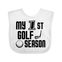 Inktastic My 1st Golf Season Boys Baby Bib