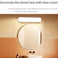 thumbnail image 2 of Lumière Miroir LED Rechargeable avec 3 Modes de Couleur, Installation Sans Perçage, Luminosité Réglable – Conception Compacte de 26 cm pour Salle de Bain, Cuisine, Chambre / Comprend Câble de Chargement USB de 2 m, 18650, 2 of 6