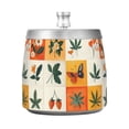 thumbnail image 7 of Yayeee Ashtray with Lid for Cigarette Smokeless Stainless Steel Home Ash Holder, Cartoon Plants, 7 of 7