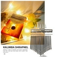 thumbnail image 2 of Kalimba Piano à Pouce Clé 17 Touches avec Vis pour Pièce de Rechange Kalimba DIY, 2 of 8