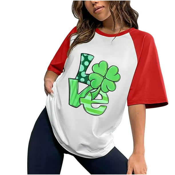 St. Patrick's Day Short Sleeve Beach Shirts, Men's Relaxed Fit Irish Lucky  Shamrock Hawaiian Shirt Vintage Tee Tops 