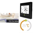 thumbnail image 4 of Smart Thermostat Intellight Temperature Controller 5A water Floor Heating for Home No Wi-Fi -- Black, 4 of 8