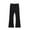 Black, variant on EnJoCho Girl Casual Pants Toddler Kids Girls Solid Color Elastic Waist Daily Pants Fashion Bell Bottoms Pant Leggings Clothes