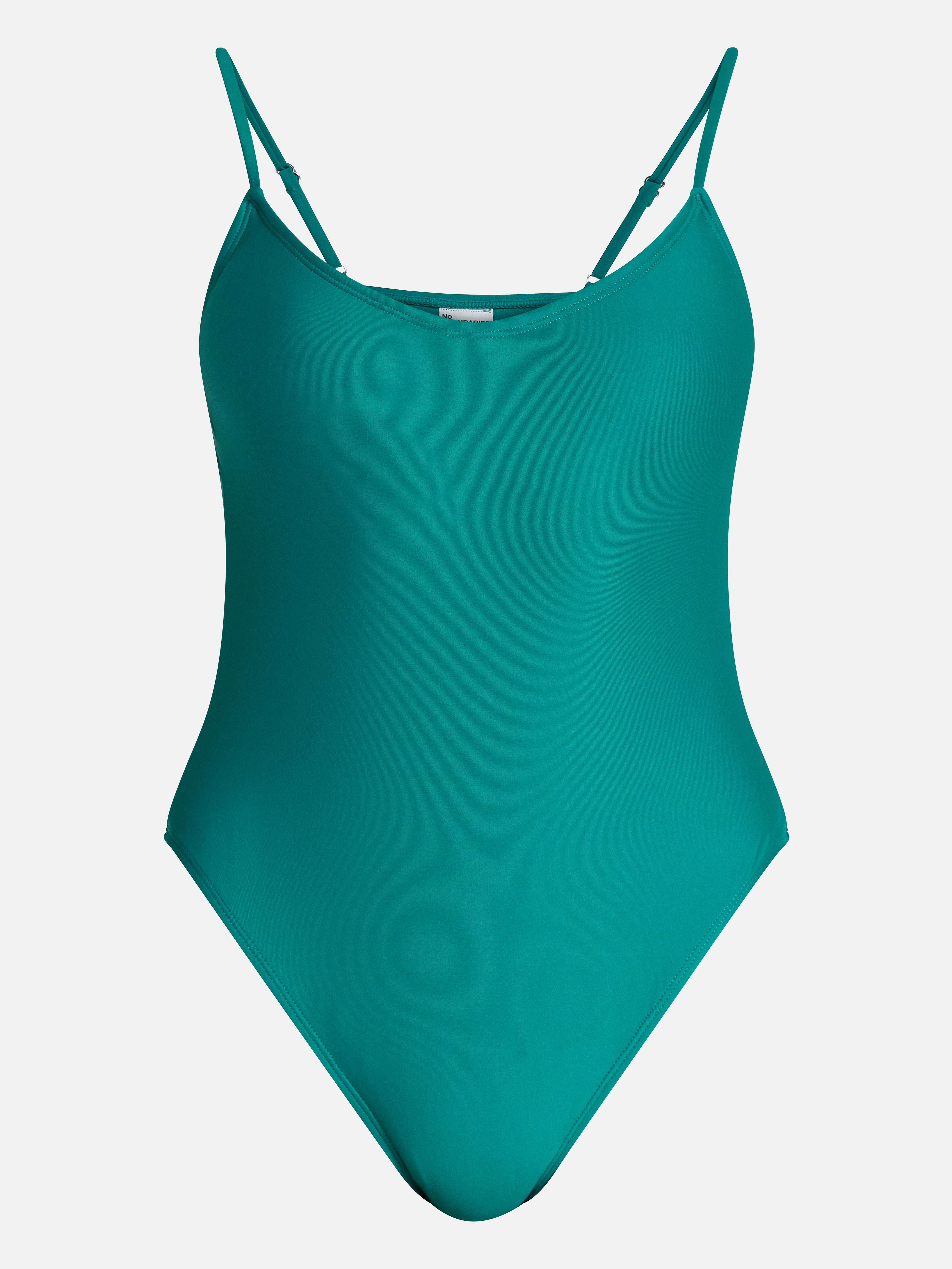 No Boundaries Essentials Scoop Neck One-Piece Swimsuit, Women’s XXS-XXL