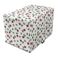 thumbnail image 1 of Vegetable Dog Crate Cover, Repetitive Organic Beets and Broccoli Polka Dots, Easy to Use Pet Kennel Cover Small Dogs Puppies Kittens, 7 Sizes, Fern Green Raspberry, by Ambesonne, 1 of 6
