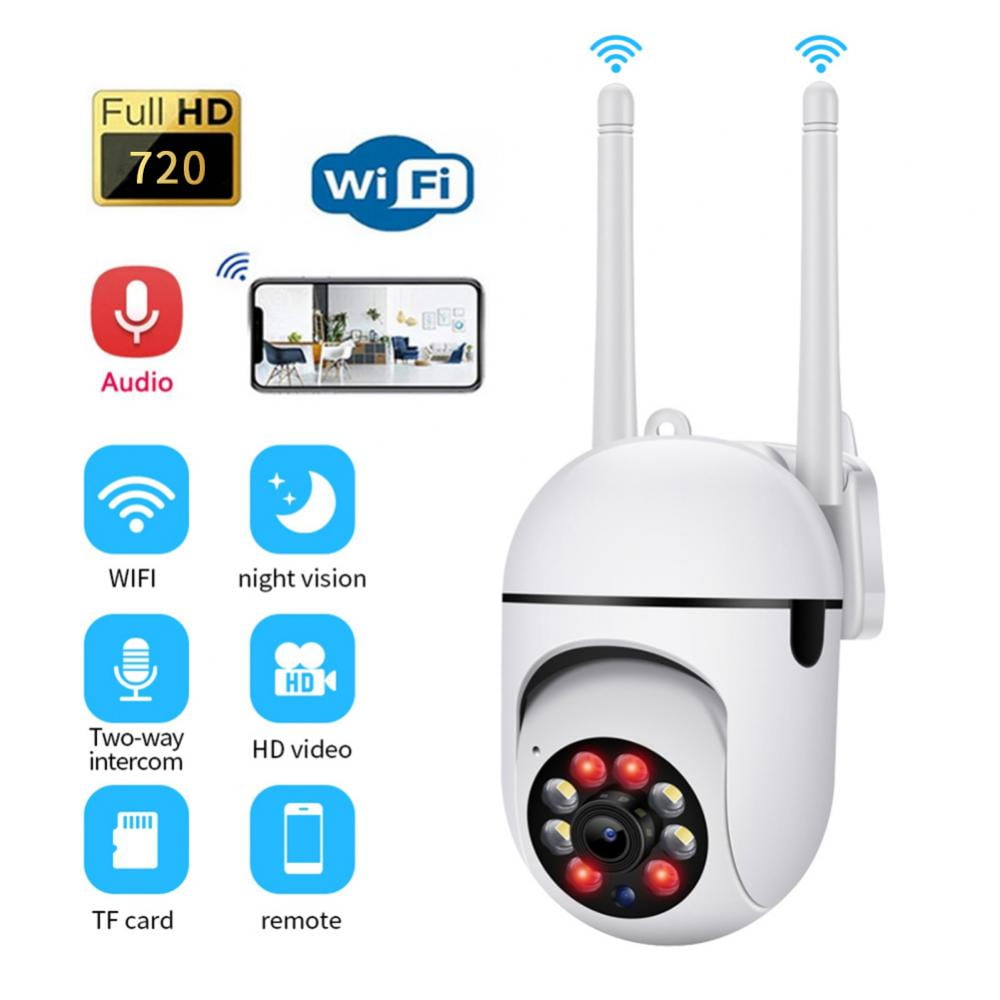 HD Outdoor Wireless Security Camera System, Smart Home Indoor Outdoor WiFi IP Cameras with Night