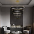 thumbnail image 3 of Lámpara SPHERA Luxica Lighting Tipo Candil Colgante Led Dorada 6836 G, 3 of 9